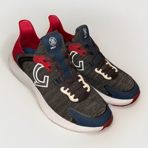 G/FORE MG4X2 Limited Edition Cross Trainer Golf Shoes Men 9.5 Charcoal Grey Red